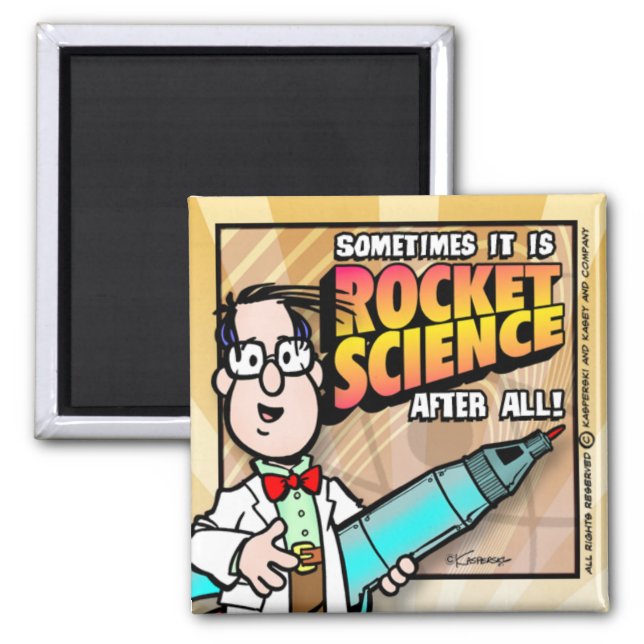 Rocket Science Magnet (Front)