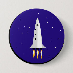 Rocket Science Pinback Button