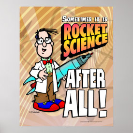 Rocket Science Poster