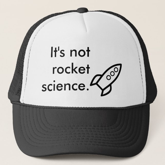 Rocket Science Trucker Hat (Front)