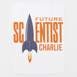 Rocket Scientist baby blanket
