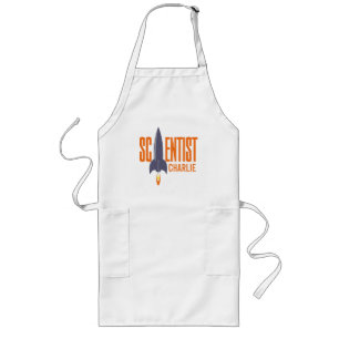 Rocket Scientist custom name aprons