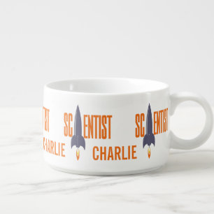 Rocket Scientist custom name chili bowl