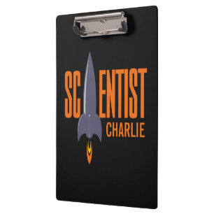 Rocket Scientist custom name clipboard
