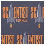 Rocket Scientist custom name &amp; color fabric