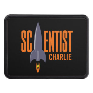 Rocket Scientist custom name hitch covers
