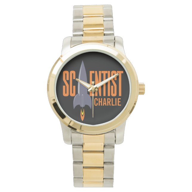 Rocket Scientist custom name watches (Front)