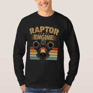 Rocket Scientist Starship Raptor Engine For Space T-Shirt