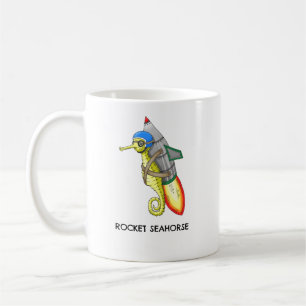 Rocket Seahorse Coffee Mug