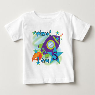 Rocket Ship 5th Birthday T-shirts and Gifts