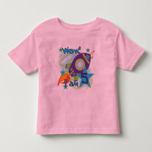 Rocket Ship 5th Birthday T-shirts and Gifts