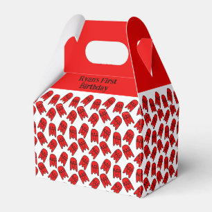 Rocket Ship Birthday Party Favor Boxes
