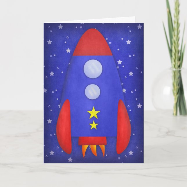 Rocket Ship Card (Front)