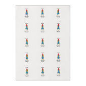 Rocket ship cartoon illustration edible frosting rounds (Sheet)