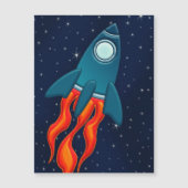 Rocket ship on space (Front)