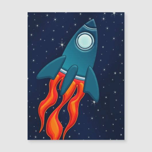 Rocket ship on space (Front)