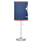 Rocket Ship Outer Space Little Astronaut Boys Room Table Lamp (Left)