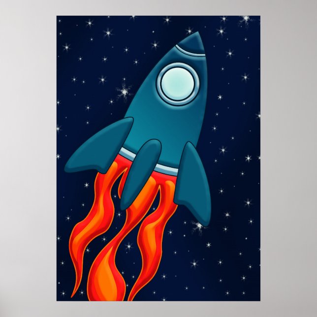Rocket ship poster (Front)
