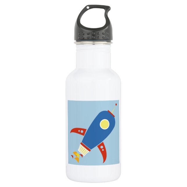 Rocket Ship Water Bottle (Front)