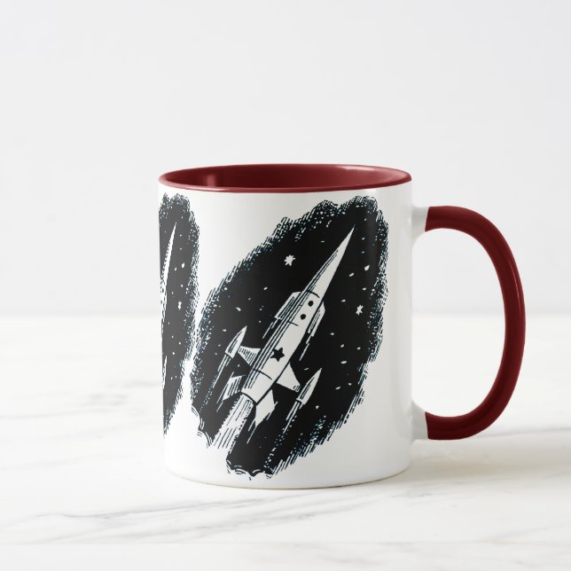 Rocket Ship X-11 Mug (Right)