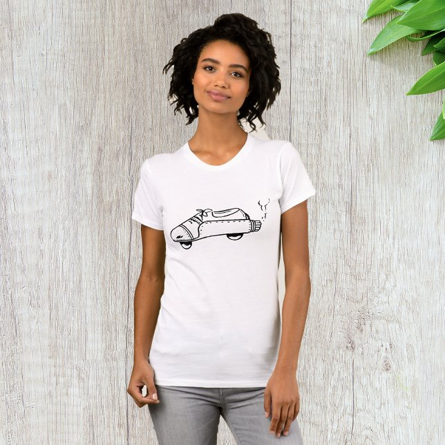 Rocket Shoe Womens T-Shirt (Creator Uploaded)