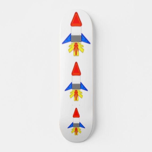 Rocket Skateboard Deck (Front)