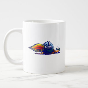 Rocket Snail Jetpack Ride Giant Coffee Mug