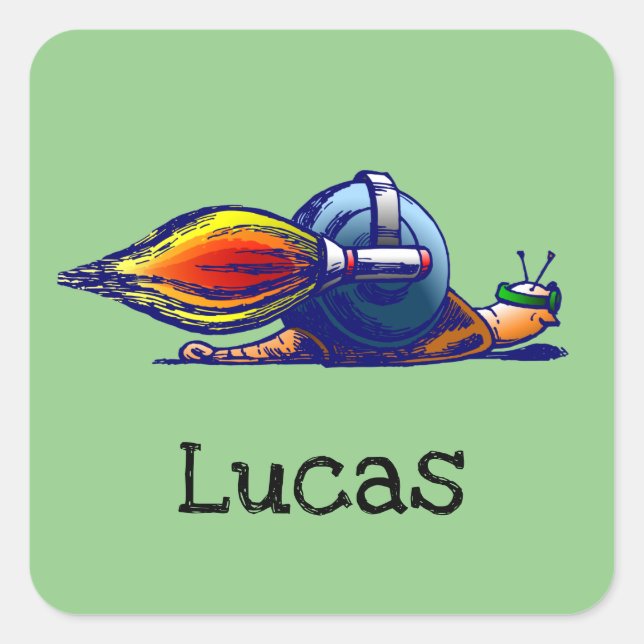 Rocket Snail sticker (Front)