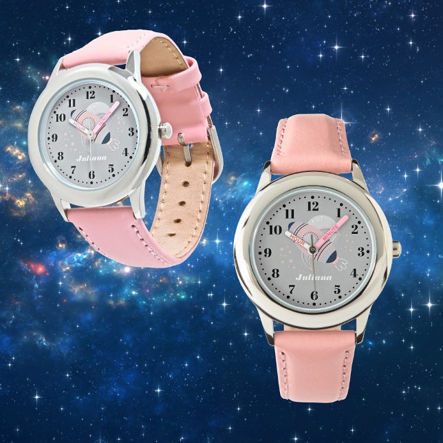 Rocket Space Personalized Custom Kid's Watch (Creator Uploaded)