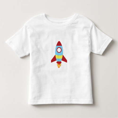 Rocket Spaceship Launching Toddler T_shirt