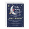 Rocket To the Moon Baby Shower Invitation