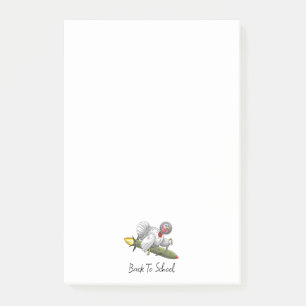 Rocket Turkey Back to School Post-it Notes