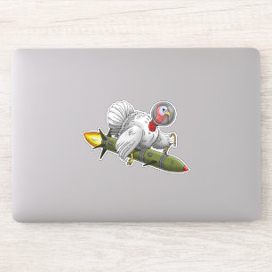 Rocket Turkey's Space Trip Sticker