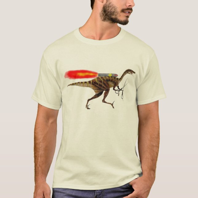 Rocket Velociraptor Shirt (Front)