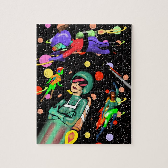 ROCKET WOMEN by Jetpackcorps Jigsaw Puzzle (Vertical)