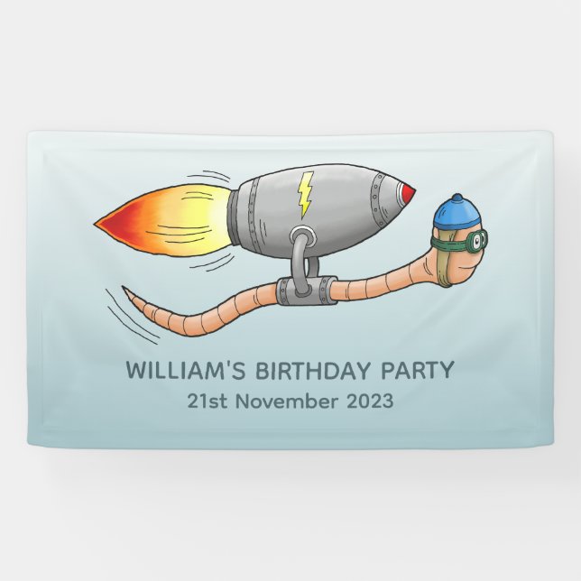 Rocket Worm Banner (Horizontal)