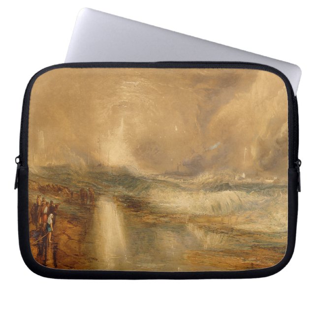 Rockets and Blue Lights, 1855 (chromolitho) Laptop Sleeve (Front)