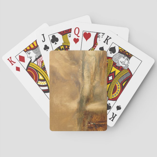Rockets and Blue Lights, 1855 (chromolitho) Poker Cards (Back)