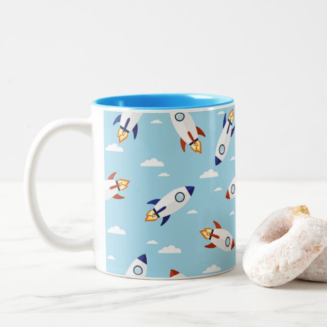 Rockets Children's Mug (With Donut)