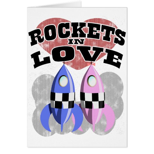 Rockets In Love Cards (Front)