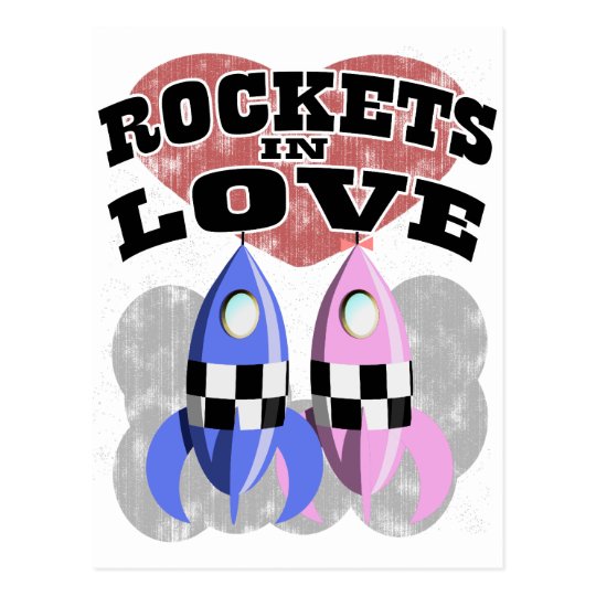 Rockets In Love Postcard