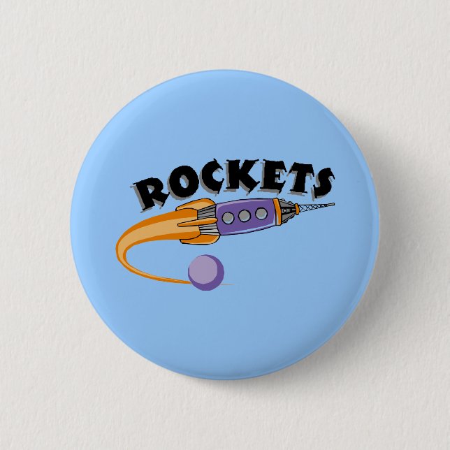 Rockets Pinback Button (Front)