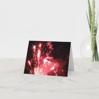 "Rockets' Red Glare" Notecard