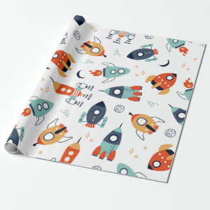 Rockets Wrapping Paper