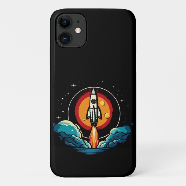 Rocketship Case-Mate iPhone Case (Back)