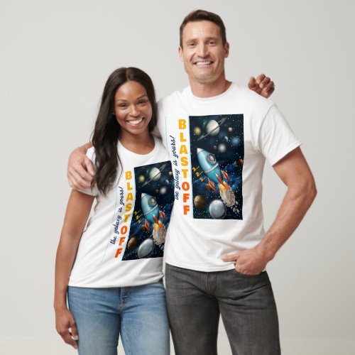 Rocketship Space Adventure T_Shirt