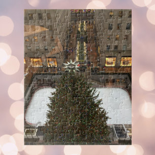 Rockfeller Center Christmas Tree New York City NYC Jigsaw Puzzle