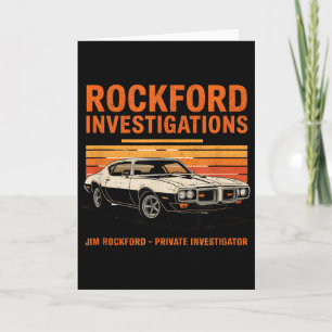 Rockford Detective Agency - Rockford Files Card
