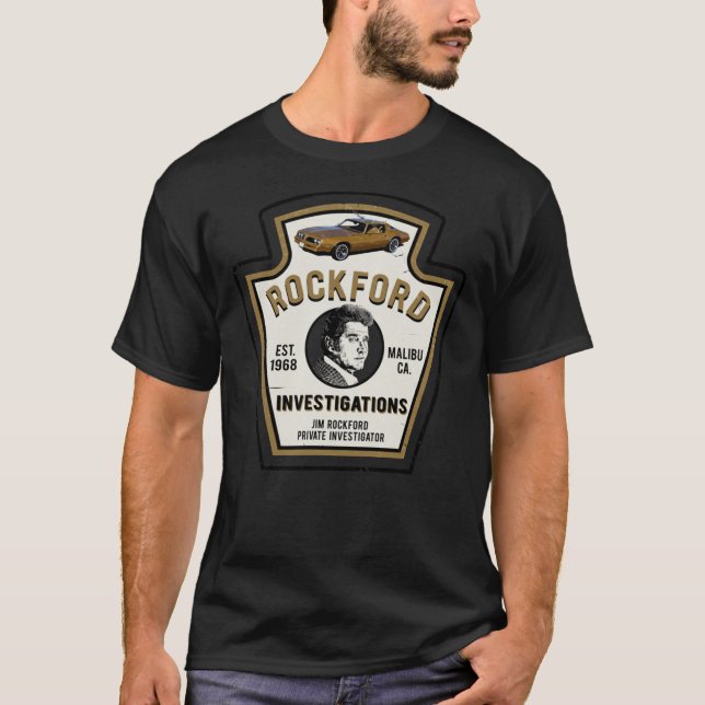 Rockford Investigations Emblem Classic T-Shirt (Front)