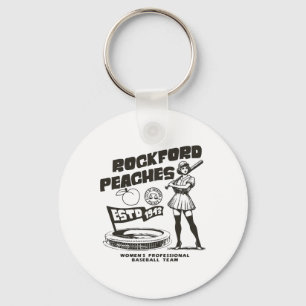 Rockford Peaches Women's Bysebyll Team 1943 - Copy Keychain